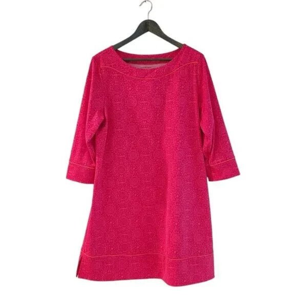 Land's End Size 18 XL Active Wear/Travel Dress Quick Dry Nylon/Spandex Pink - Picture 1 of 9
